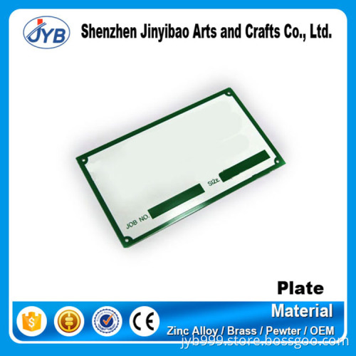 custom high quality metal or plastic magnet labels